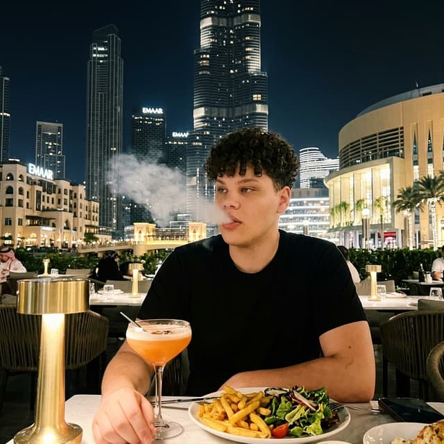 Dubai Burj Dinner